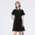 Dress Women Polo Collar Full Print  Summer New Slim Waist Dress