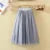 Falda de tul vintage para mujer, estilo urbano, elástica, de cintura alta, de malla plisada, elegante, estilo coreano, de verano, para oficina, nueva