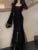 New Spring Summer Vintage Bodycon Solid Chic Women Black Dress Elegant Slim Lace Patchwork Party Prom Vestidos Female Clothes