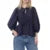 Camisas Y2K para mujer, ropa estética, elegante, color sólido/rayas, manga 3/4, cárdigan con lazo, blusa de los años 2000, ropa de calle