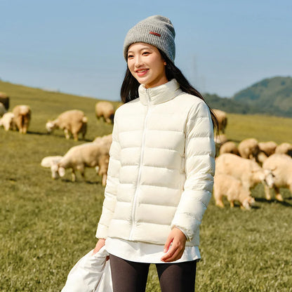 Chaqueta de plumón para mujer, tres en uno, impermeable, cortavientos, transpirable y transpirable, de invierno, de dos piezas.