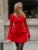 Sexy Slim Mini Dress For Women Two Pocket 2025 Spring Autumn New Long Sleeve A-line Solid Club Party Dress Elegant Female