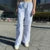 Comfy Loung Pants Streetwear Casual Tie Up Waist Wide Leg Trousers Y2K Vintage Striped Loose Pants Women Pajamas Sleepwear