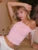 Incline Shoulder Women Vests Solid Concise Summer Lace Bandage Tassel Skinny Crop Tanks Female Wild Trend Party Clothing