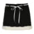 Minifalda negra Hotsweet para mujer, otoño, nueva ropa Y2k, falda de pana con lazo y ribete falso, combina con todo.