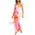 Vestido tubo sexy de los años 2000 para mujer, de verano, con estampado floral, sin tirantes, sin mangas, sin espalda, vestidos largos para cóctel, fiesta en la playa.