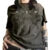 Camiseta Cyber Y2K de los años 2000 para mujer, con estampado de calavera, cuello redondo, manga corta, ropa estética para chicas E, ropa gótica para centro comercial, ropa urbana