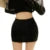 y2k Skirts 2000s Women Sexy Clothes Solid Color Elastic High Waist Bodycon Mini Skirt Club Party Skirts Streetwear