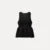 Black Elegant Pant Suit Women V-neck Sleeveless Ruffles Tank Tops Loose Trouser Female 2 Pieces 2025 Fashion Lady Outfits New