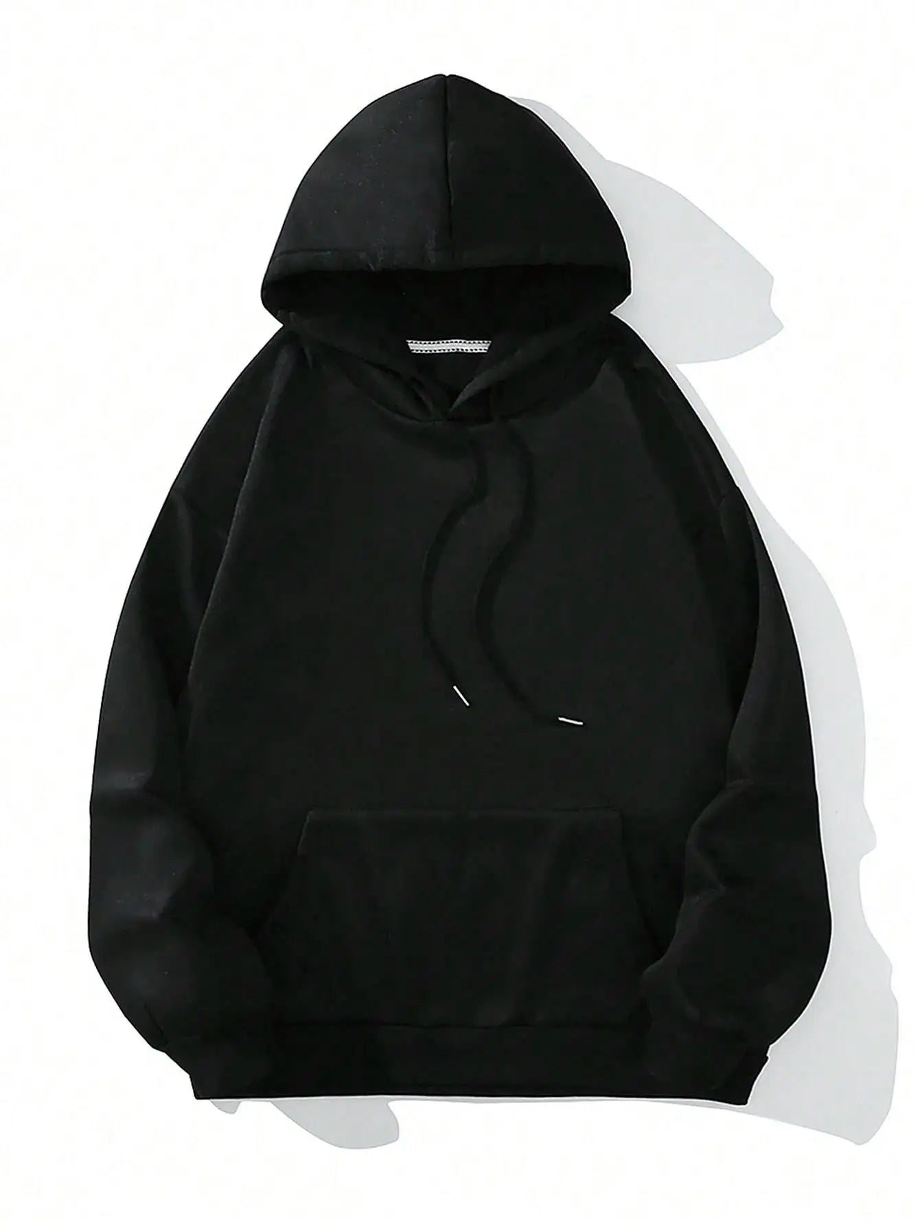 Sudadera con capucha para mujer, con letras y personalidad, holgada y cálida de forro polar, estilo Harajuku urbano, para otoño