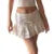y2k Lolita Skirt 2000s Women Solid Color Cross Tie Up Low Waist A Line Pleated Mini Skirt Fairycore Skirts Streetwear