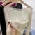 Camisetas de cuello alto y malla de encaje para mujer, camisetas de manga larga para otoño, estilo informal, ajustadas y finas, ropa para mujer