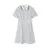 Dress Women Polo Collar Full Print  Summer New Slim Waist Dress