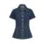 Elegant Two Pieces Skirt Set Women Denim Blue Short Sleeve Top Wrap Hip Mini Skirts Suits 2025 Spring New in Matching Outfits
