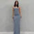 Vestido sin cuello estilo casual de verano Y2K para mujer, estilo japonés y coreano, con tirantes
