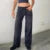 Pantalones vaqueros anchos Y2K para mujer, vaqueros de estilo boyfriend, holgados, de cintura baja, estilo vintage, estilo cyber grunge