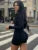 Monos casuales acanalados para mujer, moda de otoño, lisos, de manga larga, cuello redondo, elásticos, ajustados, para gimnasio, de una pieza