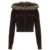 Autumn Trendy Velvet Short Women¡¯s Coat Zipper Faux Collar Hooded Simple All-Match Jackets Fashion New