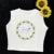 Camiseta de manga corta con cuello halter para mujer, estilo Y2K, con texto artístico, nueva temporada de estampado callejero de Europa y Estados Unidos