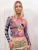 Summer New Fashion Fairy Tale Style Y2k Top Casual O-Neck Long Sleeve Shirts For Women Net Yarn Slightly Sheer Graphic T Shirts