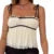 y2k Tops for Women Fairycore Clothing Flower/Bow Spaghetti Strap Sleeveless Pleated Camisole 2000s Vest Party Clubwear