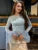 Mesh Ruffled Patchwork T-shirt Top For Women Long Sleeve High Waist Cropped Top Pullover Streetwear Female Slim Y2k Top