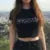 Nuevo vestido de verano Y2K con estampado de cuentas bordadas y ombligo abierto para mujer, tops europeos y americanos, gran venta