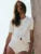 Cárdigan de punto acanalado con retazos para mujer, manga corta, moda, ajustado, giro liso, suéter de otoño para ir al trabajo, prenda de punto, top corto