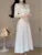 Vestidos de punto de otoño e invierno para mujer, cuello vuelto, moda coreana, corte en A, vestido liso informal, vestidos ajustados para mujer, nuevo