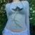 Tops cortos de punto de manga larga con flores, camisetas estéticas transparentes, suéteres vintage de los 90, tops cortos Y2k Gyaru, jerséis, ropa de campo
