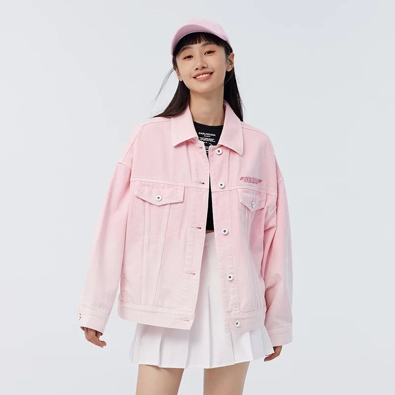 Chaqueta vaquera para mujer, estilo holgado, de primavera, nueva tendencia bordada.