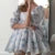 Vestido de princesa de tul con mangas abullonadas estilo kawaii para mujer, minivestido vintage con hombros descubiertos y cuello cuadrado, de malla abullonada, para fiesta, graduación y noche.