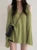 Korean Dongdaemun Off Shoulder Long Sleeve Sweater V-Neck Oversize Pullover Elegant Youth Sexy Knitwear