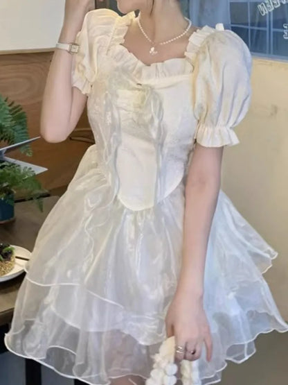 Vestido de fiesta elegante y chic para mujer, informal, liso, a la moda, estilo francés vintage, ajustado, para fiesta de noche, ropa femenina nueva