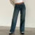 Pantalones vaqueros anchos Y2K para mujer, vaqueros de estilo boyfriend, holgados, de cintura baja, estilo vintage, estilo cyber grunge