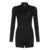 Sexy Solid Colour Round Neck Short Jumpsuit Women Fashion Slim Long Sleeve Short Summer Clothing For Women Streetwear Y2k Romper