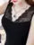 Blusa elegante de encaje calado para mujer, tallas M-XXXL, de crochet, de manga corta, DF1490