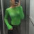 Diamonds Hollow Out Sexy Crop Tops Chic Women Mesh See Through Backless T Shirt Clubwear Y2K Aesthetic Skinny Smock Tees Clothes