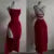 Vestido nuevo y explosivo de verano con tirantes halter de alta sensibilidad y estilo Spice Girl.
