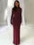 Conjunto de dos piezas de invierno para mujer: falda larga, mono informal de cintura alta y falda larga plisada, conjuntos sexis ajustados de color liso.