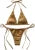 Bikini Satin Silk Swimsuit Women Swimwear Push Up Set Brazilian Bathing Suit Summer Two Pieces Self-tie Beach Wear Swimsuit