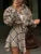 Vintage Contrast 2 Piece-Set Skirt For Women Long Sleeve Slim Patchwork Coat And High Waist Skirt Outfits Ladies Clothes