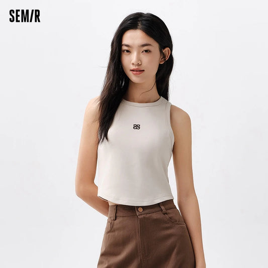 Vest Women Fashion Printed Inner Suspender Simple Casual Sweet Spicy Style Top Slimming Vests