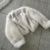Abrigo de piel sintética corto Gardient de la marca de lujo de la Semana de la Moda Callejera icónica para mujer, chaqueta de piel corta y esponjosa de invierno para niñas.