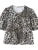 Camisetas con estampado de leopardo para mujer, blusas informales de manga corta con contraste, con cordones, ajustadas, estilo Y2k, camisetas de otoño tipo vendaje