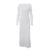 Women Backless Dress for Sexy Solid Color Round Neck Long Sleeve Ruched Bodycon Dresses Cocktail Party Dresses Clubwear