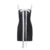 y2k Dress 2000s Women Striped Lace Stitching Off Shoulder Sleeveless Bodycon Short Dress with Bow Decor Party Dresses