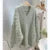 Oversized Sweater Women Fashion Preppy Pink V Neck Knitted Pullovers Harajuku Korean Long Sleeve Knitwear Winter Jumpers