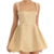 Satin Dress for Women  Summer Solid Color Square Collar Sleeveless Backless A Line Mini Dress Elegant Party Dresses