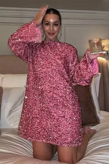 Tossy Tee Sequin Mini Dress